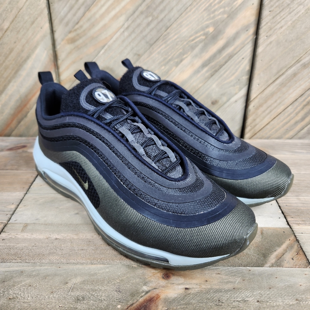 Nike Air Max 97 Ultra 17 HAL Hot Air Mens Athletic Shoes Size 10.5 Olive Green - Picture 2 of 9